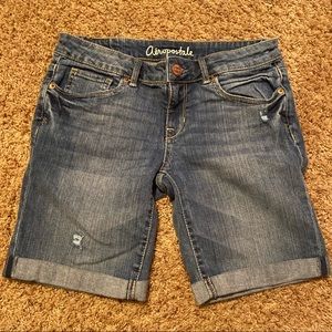 Aéropostale Denim Bermuda Shorts Size 4